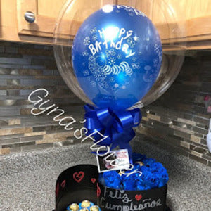 Blue Birthday Balloon